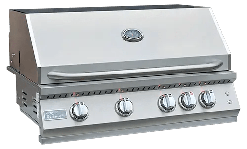KoKoMo Grills Professional 32-Inch 4-Burner Built-In BBQ Gas Grill with Back Burner | KO-BAK4BG-PRO