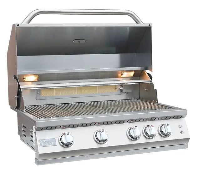 KoKoMo Grills Professional 32-Inch 4-Burner Built-In BBQ Gas Grill with Back Burner | KO-BAK4BG-PRO