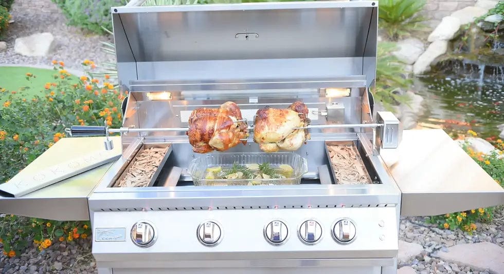 KoKoMo Grills Professional 32-Inch 4-Burner Built-In BBQ Gas Grill with Back Burner | KO-BAK4BG-PRO